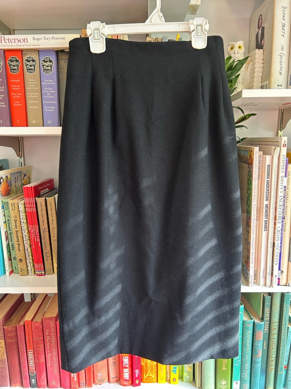 Vintage Briggs New York Black Pencil Skirt